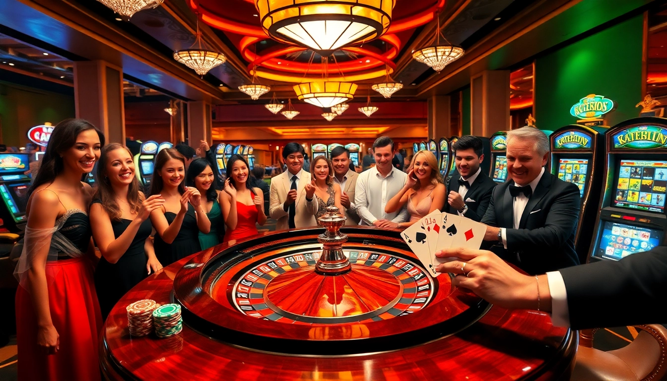 Players enjoying the electrifying roulette wheel experience at 99OK COM, excitement radiating around them.